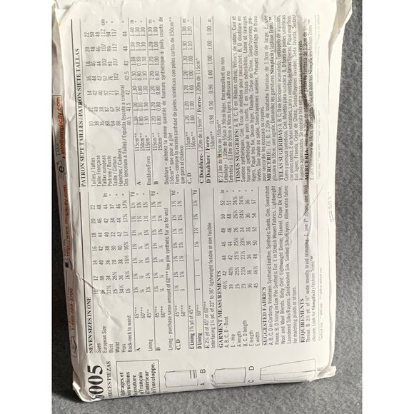 New Look Easy Sewing Pattern 6005 Size 10-22 Womens Vests & Skirt - Picture 2 of 2